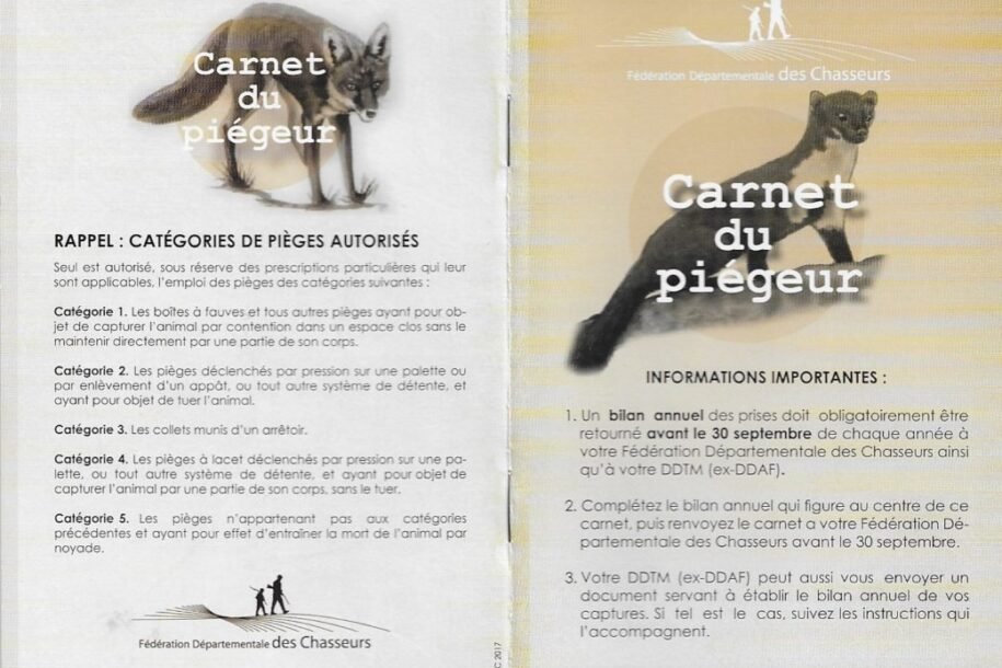 Carnet de piégeage